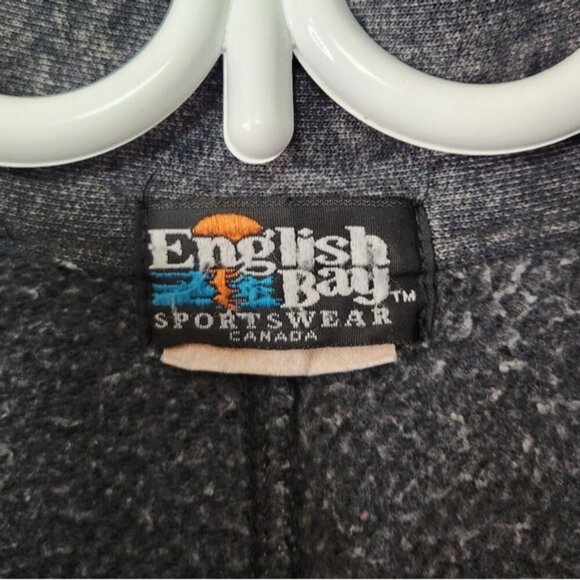 Vintage 90s Carcross Yukon Zip Sweatshirt Jacket 1990s Grunge Preppy Ski bear - Picture 5 of 11